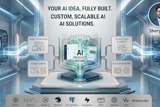 develop ai website, ai web app, ai software and ai saas as full stack developer