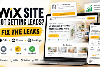 fix wix service website leaks that cost calls quotes bookings and local leads