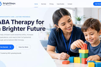 design wix therapy website aba therapy website counselling wix wellness website