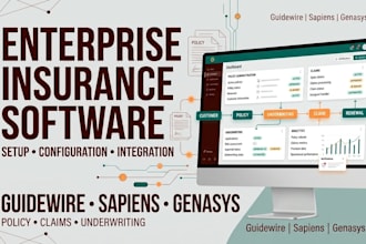 setup guidewire, sapiens and genasys insurance software, insurance crm