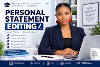 edit your medical school or residency personal statement