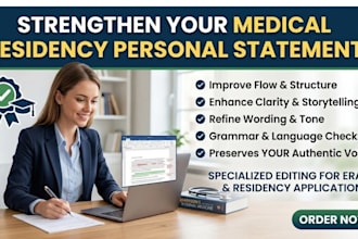 edit your medical residency personal statement eras