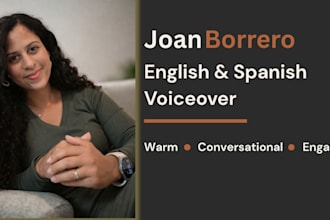 record a professional corporate voice over and narration