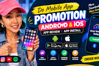 do mobile app promotion, adroid ios app review, app install