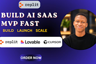 build saas mvp web application lovable ai cursor ai replit agent developer