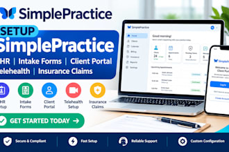 simplepractice ehr intake forms client portal telehealth insurance claims alerts