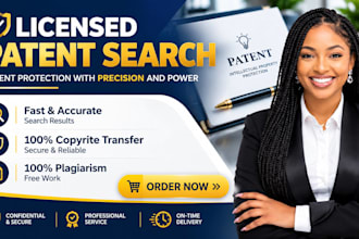 do patent search, patent drafting, and patent filing at uspto, ukipo, or wipo