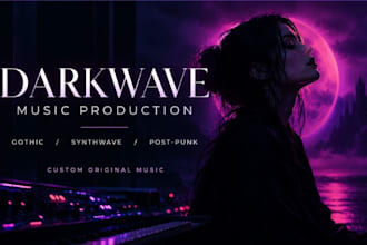 produce darkwave, gothic, synthwave and post punk music
