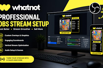 setup whatnot live stream with obs setup for twitch whatnot youtube kick