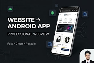 convert your website into a professional android webview app