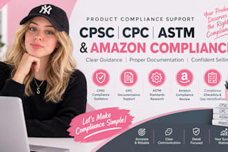 help with cpsc compliance, CPC certificates and amazon compliance