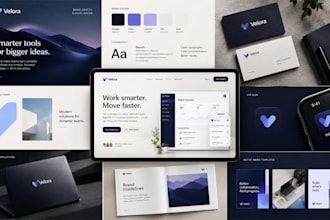 design saas brand identity, visual systems for startup founders, tech companies