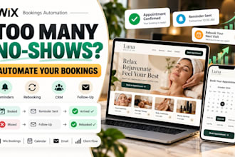 fix wix booking no shows with reminders rebooking CRM and appointment automation