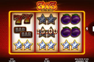 develop domino game, slot, blackjack, 8 ball pool,bet app, website,poker,ludo