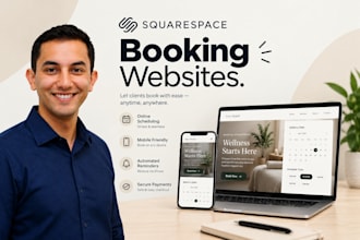 build a squarespace booking website for service businesses using squarespace