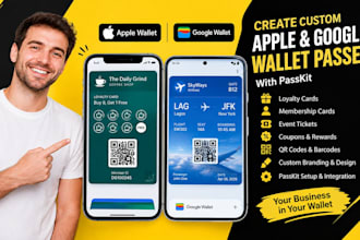 create apple wallet and google wallet passes with passkit