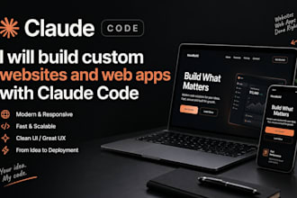 build custom websites and web apps with claude code