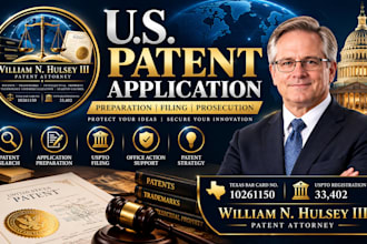 file your US patent application as a uspto registered patent attorney
