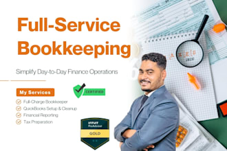 quickbooks cleanup, reconciliation, bookkeeping and accounting quickbooks