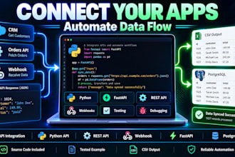 integrate apis and automate data workflows with python