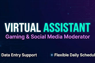 assistant and social media moderator