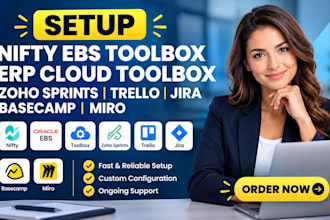 setup nifty ebs toolbox erp cloud toolbox zoho sprints trello jira basecamp miro