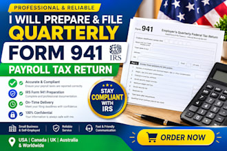prepare and file quarterly form 941 payroll tax return