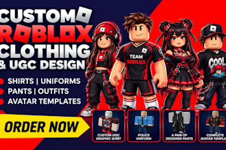 design roblox shirts pants outfits uniform and clothing templates