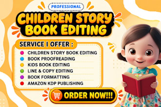 edit children story book kids format kids book picture book editing for amazon