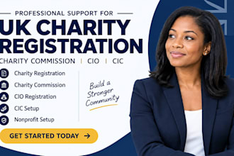 register your UK charity with charity commission  support cio registration cic