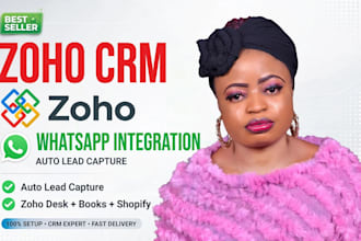 setup zoho crm whatsapp integration with zoho desk and shopify