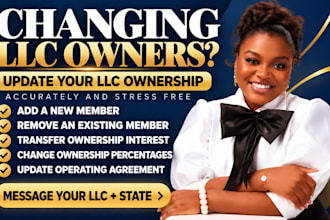 update your llc ownership after a member joins, leaves or transfers interest