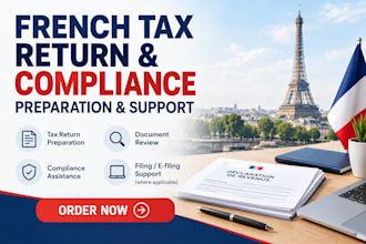prepare your french tax return and help with tax compliance