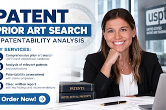 do patent prior art search and patentability analysis