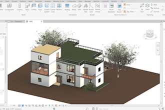 create a detailed 3d architectural model of your building