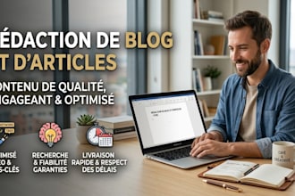 je vais faire des redactions de blog et article