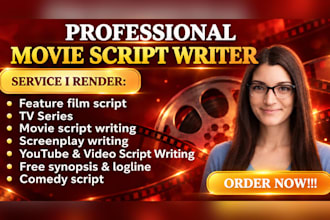 do screenplay, script writing, screenwriting, movie script writing, movie script