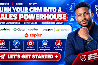 setup pipedrive close spotler copper maximizer crm zapier automation