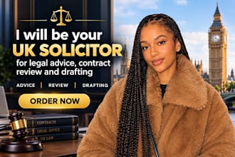 be your UK solicitor for legal advice, contract review and drafting