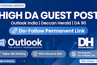 publish guest post on high da sites like outlook