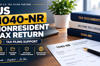 prepare and file your US 1040nr nonresident tax return