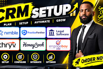 setup nimble practicepanther legal software thryv honeybook engagebay CRM