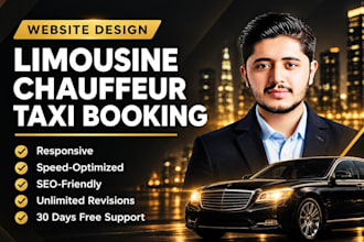 build a luxury limousine, chauffeur or taxi booking website for your business