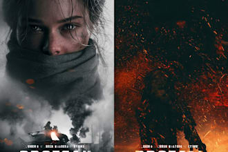 design a professional movie poster