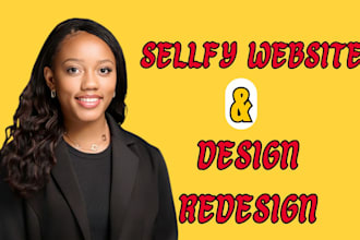 sellfy website design and redesign
