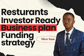 write an investor ready restaurant business plan with financial projections