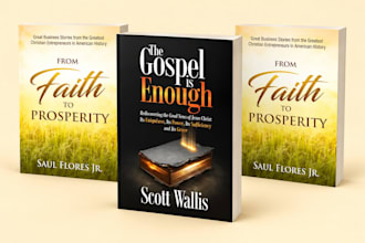 design christian book cover, self help book cover and devotional book cover