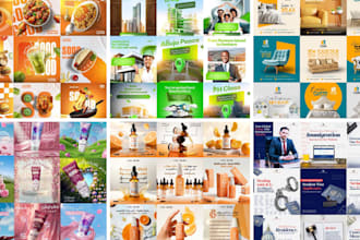 do social media posts, carousel posts, reels, and canva templates design