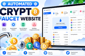 build an automated crypto passive income website