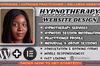 hypnotherapy website, hypnotherapist website, hypnosis website, wellness website
